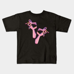 Ballet Shoes Pop Art Mosaics Kids T-Shirt